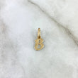 Pendant Letter B Cursive 0.4gr / 3/4 in / 18K Gold