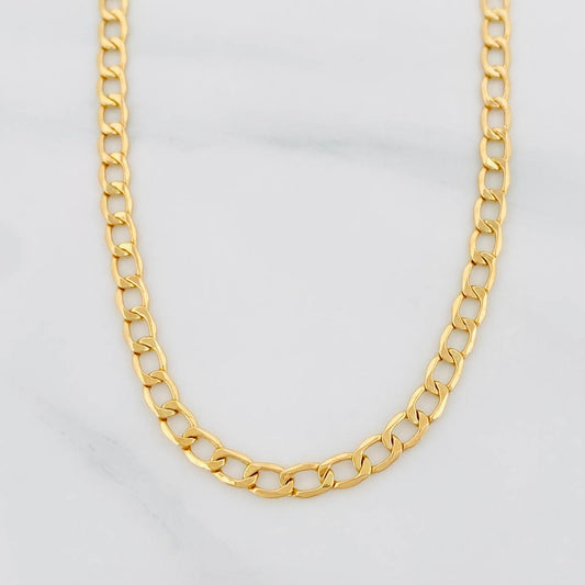 Cuban Links 5.35g / 24 in / 3.44mm Yellow Gold 18K