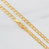 Cadena Cubana 6.15g / 24 in / 3.44mm Oro Amarillo 18K