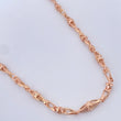 Cadena Rustica Dubai 28.9gr / 24 in / Oro Rosa 18K &