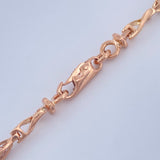 Cadena Rustica Dubai 28.9gr / 24 in / Oro Rosa 18K &