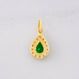 Dije Lagrima 1.50g / 3/4 in Oro Amarillo 18K