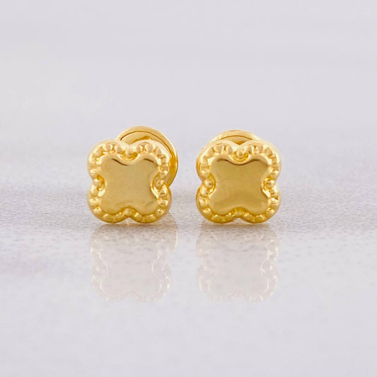 Topos Trébol 0.45g / 5.95mm Oro Amarillo 18K