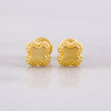 Topos Trébol 0.5g / in / 5.95mm Oro Amarillo 18K