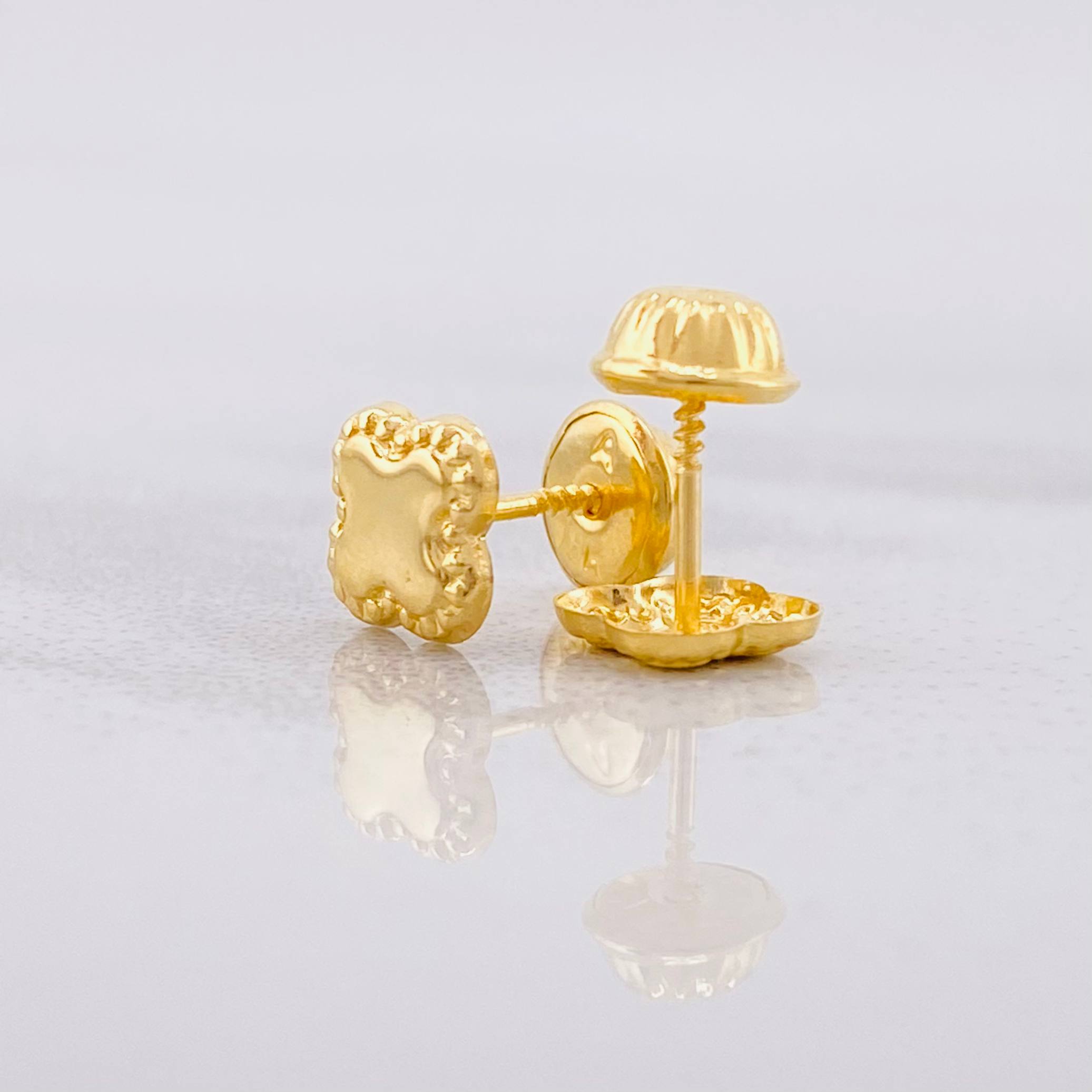 Topos Trébol 0.45g / 5.95mm Oro Amarillo 18K