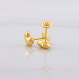 Topos Corazón 0.55g / 5.9mm Oro Amarillo 18K