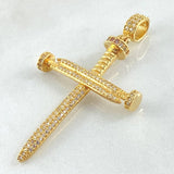 Dije Cruz Clavo 6.15gr / 5.5cm / Oro 18K ©