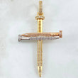 Pendant Nail Cross 8.4gr / 6.3cm (2.5in) / 18K Gold ©