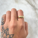Braided Ring 1.2gr / Size 6 1/4 / 18K Gold