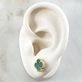 Topos Trebol 2.6gr / 1cm / Nac.Esp. Oro 18K
