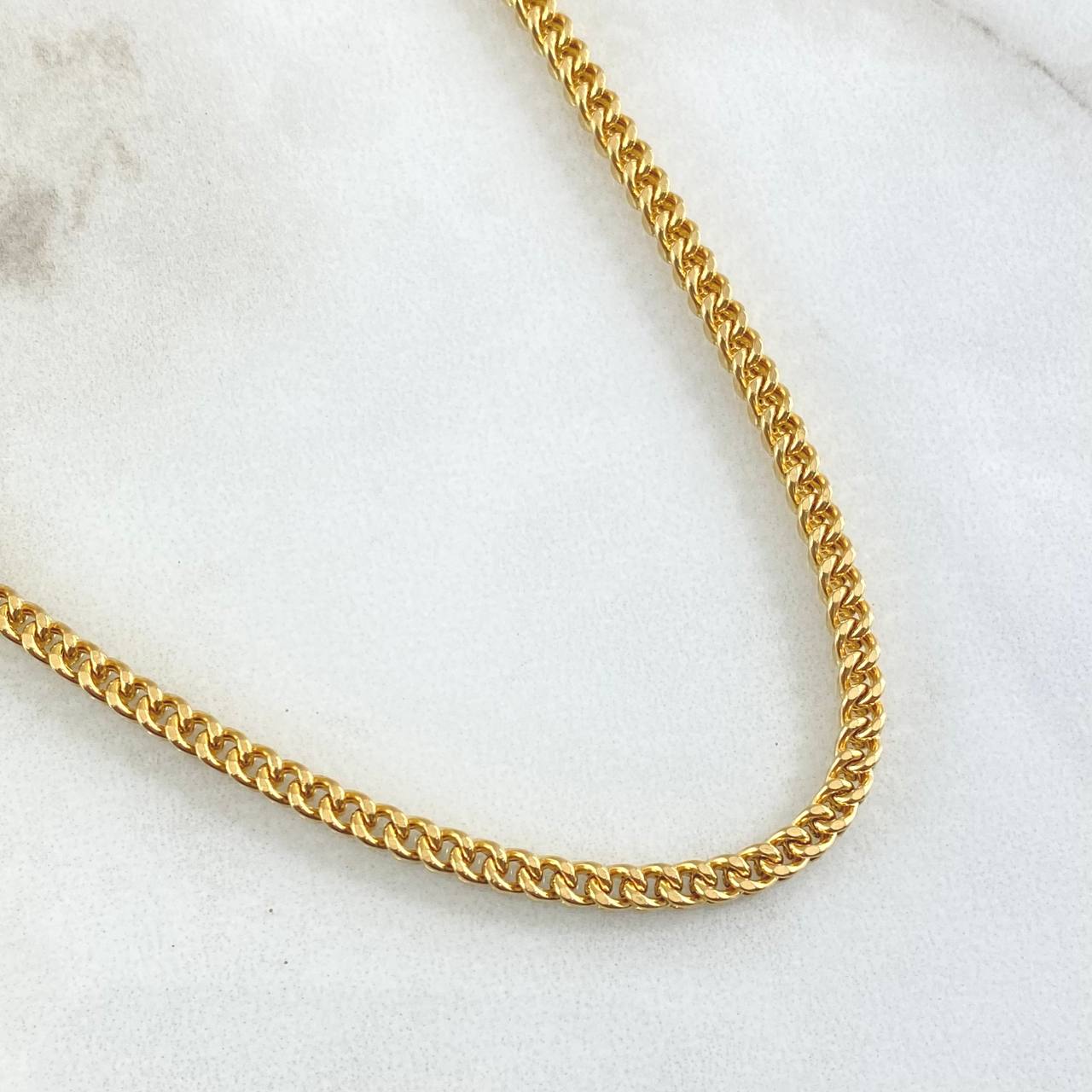 Cadena Franco 13.05gr / 50cm / +3 Oro 18K ©