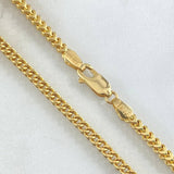 Cadena Franco 12.95gr / 50cm / +3 Oro 18K ©