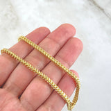 Cadena Franco 12.95gr / 50cm / +3 Oro 18K ©