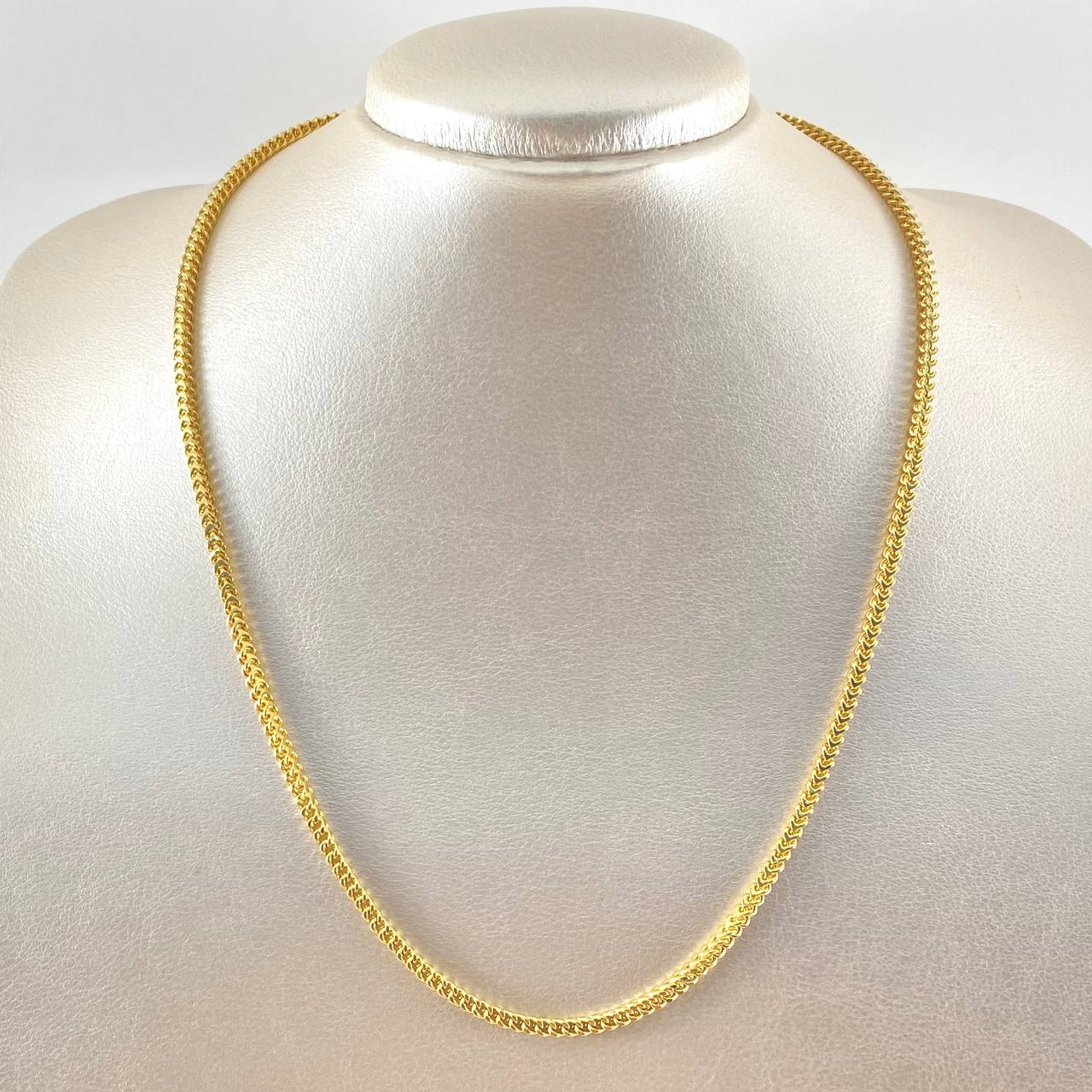 Cadena Franco 13.05gr / 50cm / +3 Oro 18K ©