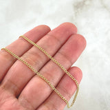 Cadena Cubana 1.55gr / 60cm / +1 Oro 18K ©