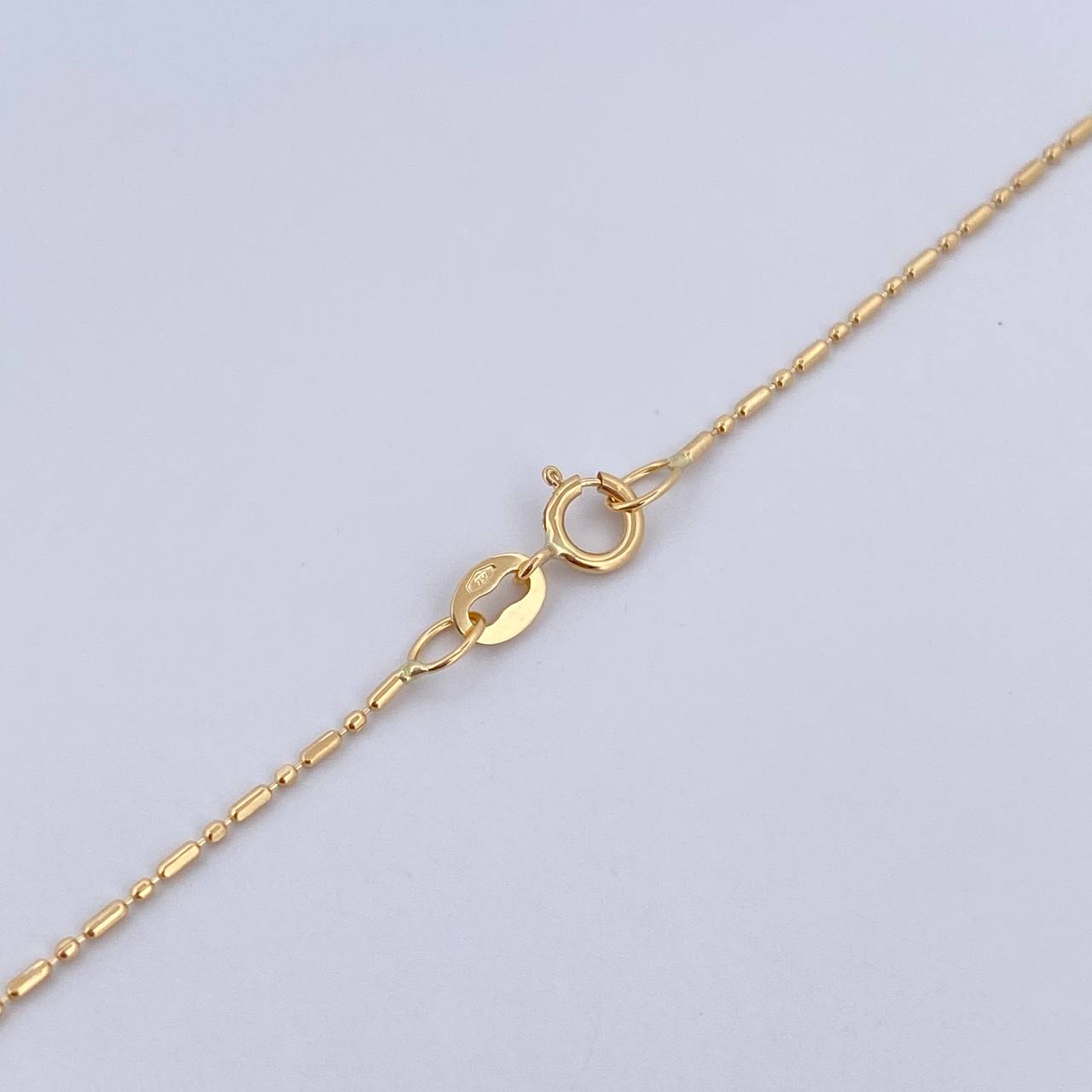 Cadena Morse 1.45gr / 45cm / 0.8mm Oro Amarillo +3 18K $
