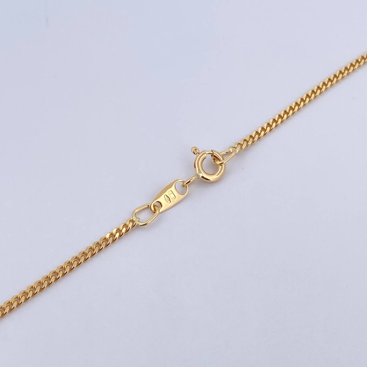 Cadena Mini Cubana 6.9gr / 60.5cm / 1.4mm Oro Amarillo +0 18K &