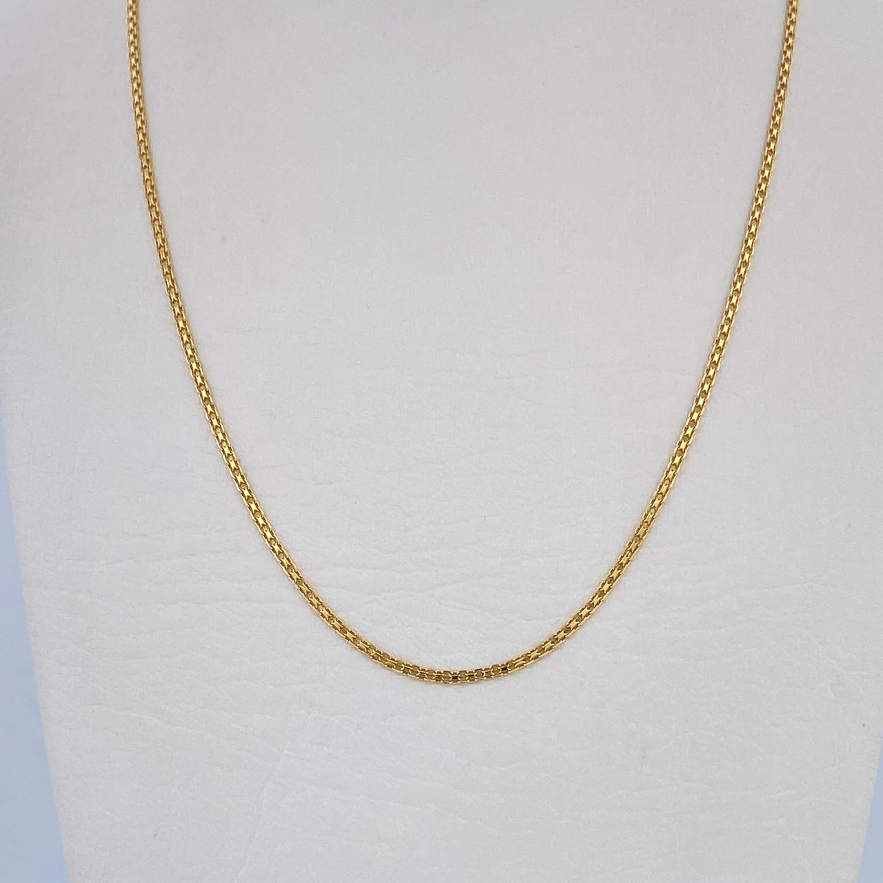 Cadena China 3.05gr / 60.5cm / 1.3mm Oro Amarillo +0 18K $