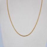 Cadena China 3.05gr / 60.5cm / 1.3mm Oro Amarillo +0 18K $