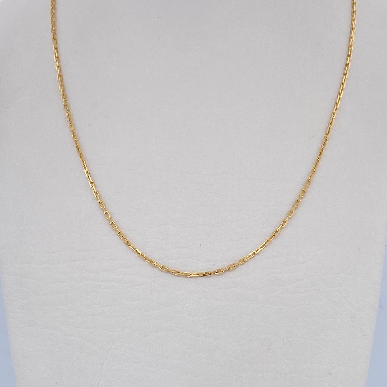 Paperclip Chain 2.45gr / 45.5cm / 1.1mm Yellow Gold +3 18K $