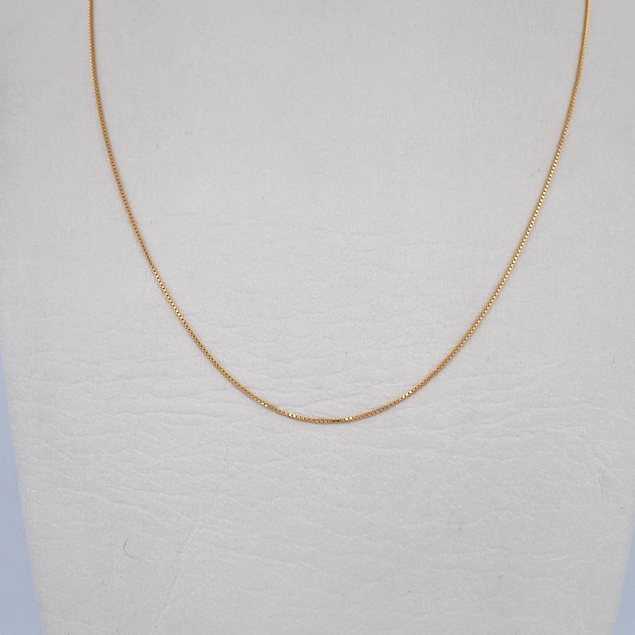 Cadena Veneciana 1.75gr / 45cm / 0.7mm Oro Amarillo +3 18K $