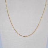 Cadena Veneciana 1gr / 45cm / 0.7mm Oro Amarillo +3 18K &