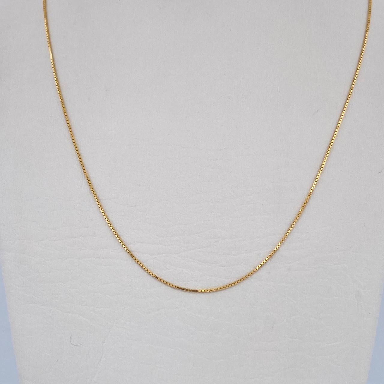 Venetian Chain 1.7gr / 45cm / 0.3mm Yellow Gold +3 18K &