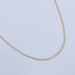 Cadena Militar 1.35gr / 45cm / 0.6mm Oro Amarillo +3 18K &
