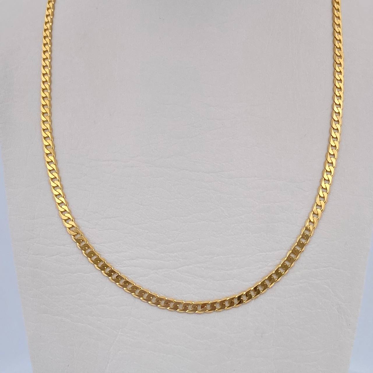 Cadena Cubana 10.25gr / 60.5cm / 2.7mm Oro Amarillo +0 18K &