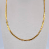 Cadena Cubana 10.25gr / 60.5cm / 2.7mm Oro Amarillo +0 18K &