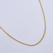 Cadena Mini Cubana 2.35gr / 45.2cm / 1mm Oro Amarillo +1 18K $
