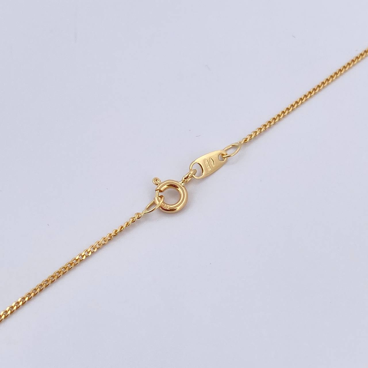 Cadena Mini Cubana 2.35gr / 45.2cm / 1mm Oro Amarillo +1 18K $
