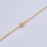 Cadena Mini Cubana 2.35gr / 45.2cm / 1mm Oro Amarillo +1 18K $