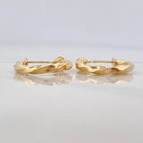 Candongas Kari 1.85 g / 3/4 in Oro Amarillo 18K