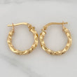 Candongas Kari 1.85 g / 3/4 in Oro Amarillo 18K
