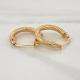 Candongas Rudi 2.05 g / 3/4 in Oro Amarillo 18K