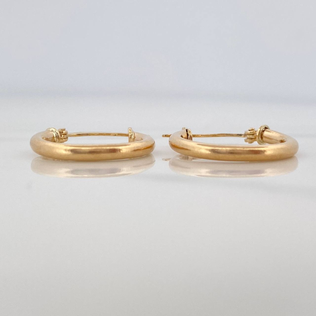 Hoop Earrings Jass 1.45 g / 3/4 in Yellow Gold 18K