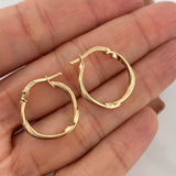 Candongas Mai 1.75 g / 3/4 in Oro Amarillo 18K