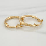 Candongas Mai 1.75 g / 3/4 in Oro Amarillo 18K
