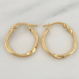 Candongas Mai 1.75 g / 3/4 in Oro Amarillo 18K