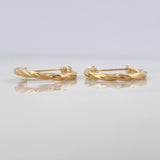 Candongas Mary 1.2 g / 3/4 in Oro Amarillo 18K