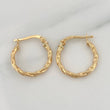 Candongas Mary 1.2 g / 3/4 in Oro Amarillo 18K