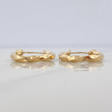 Candongas Kari 1.9 g / 3/4 in Oro Amarillo 18K