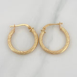 Candongas Sofi 1.85 g / 3/4 in Oro Amarillo 18K