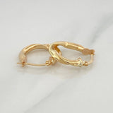 Candongas Grace 2 g / 3/4 in Oro Amarillo 18K