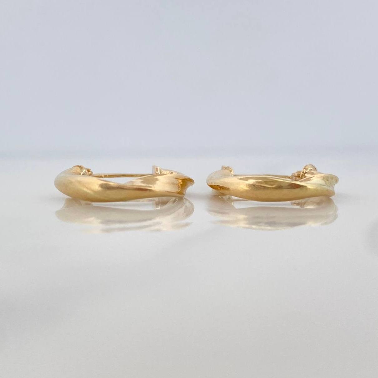 Candongas Grace 2 g / 3/4 in Oro Amarillo 18K