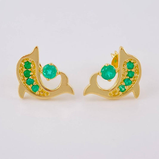 Topos Delfin Esmeraldas 31Pts 2.75 g / in / 1.3 mm Oro Amarillo 18K