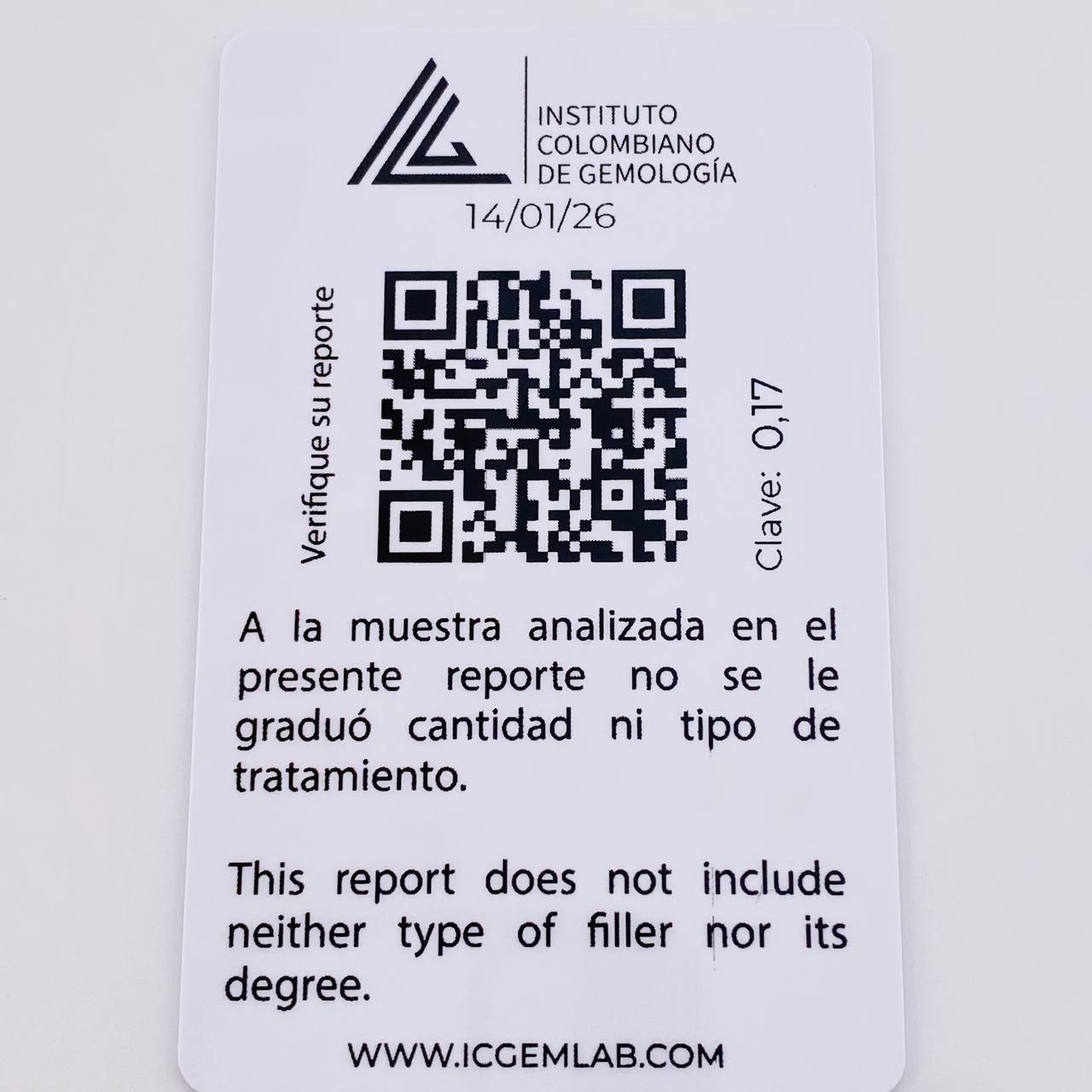 Topos Cubo Esmeralda 17Pts 1.55 g / 1/2 in Oro Amarillo 18K