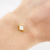 Herraje Trebol 0.5 g / 1/2 in Oro Amarillo 18K