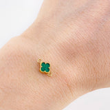 Herraje Trebol 0.45 g / 1/2 in Oro Amarillo 18K